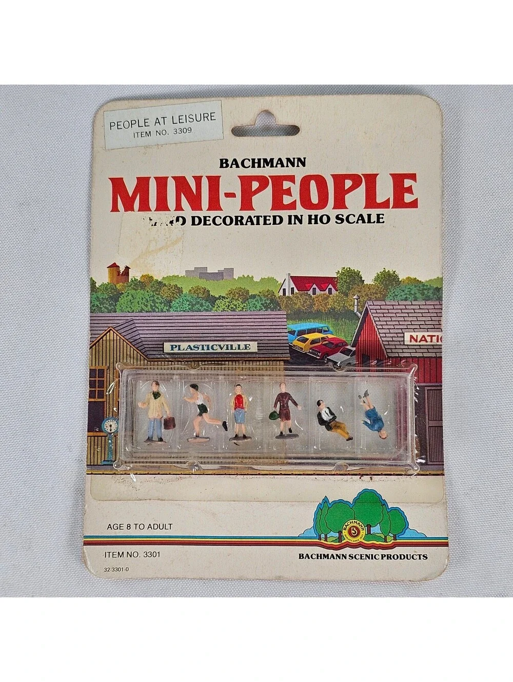 Bachmann Mini-People People Leisure HO Scale Figures Plasticville 3309 Vintage